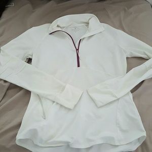 White Running Sweater