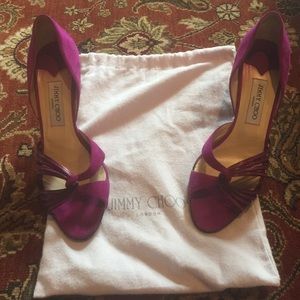 Jimmy Choo Fuscia Heels
