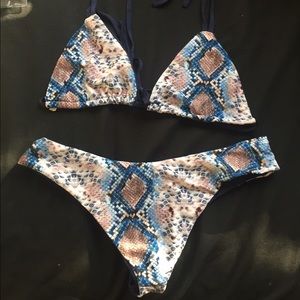 Brand new Snake printed bikini set