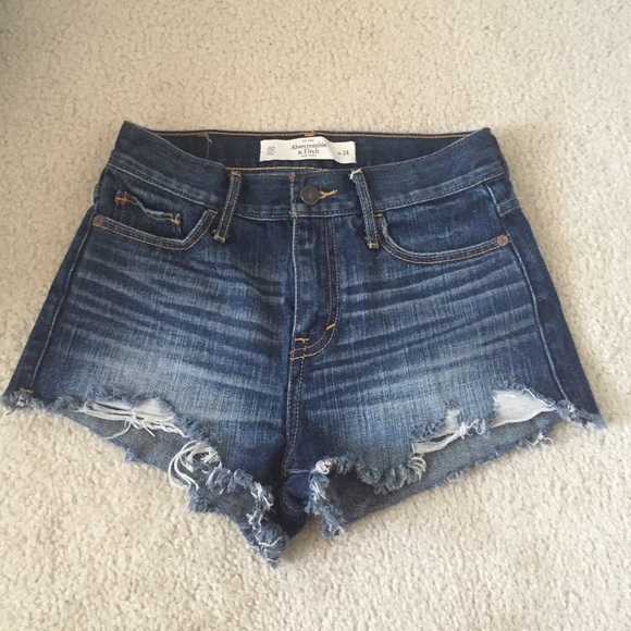 Abercrombie & Fitch high waisted Jean shorts