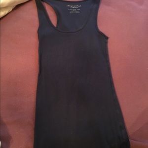 AE Navy Boyfriend Racerback Tank Top