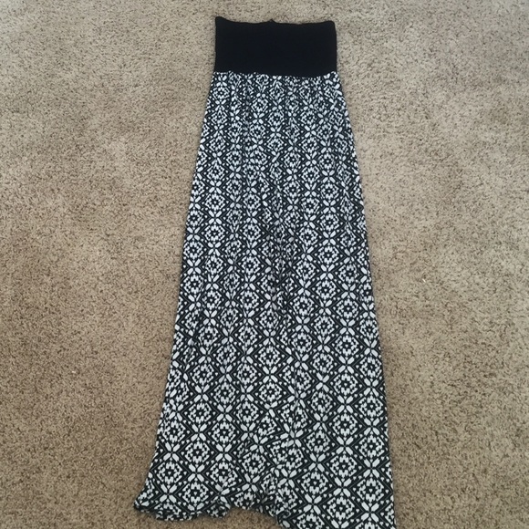 Black and white dress