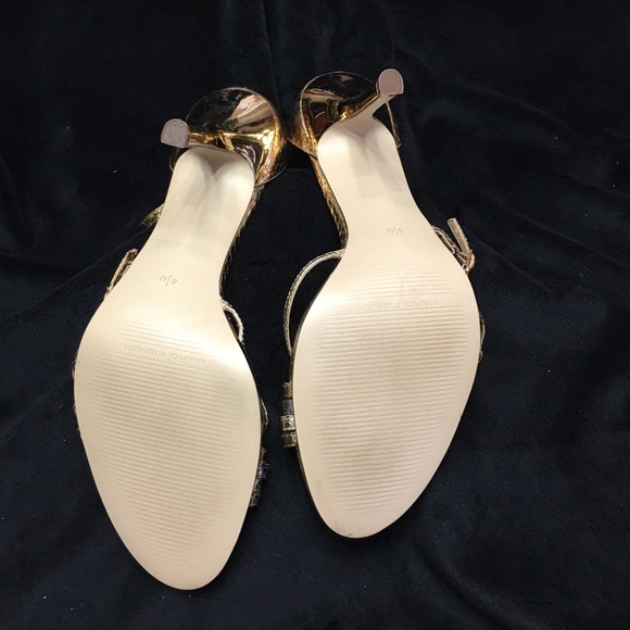 Gold strapy heels - Picture 4 of 4