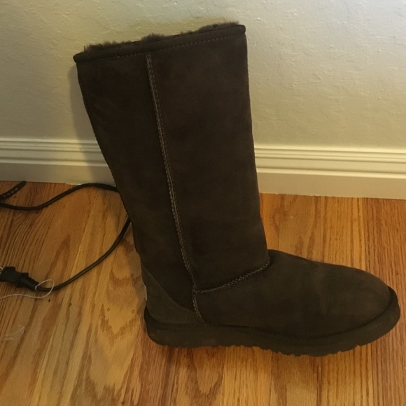 Chocolate tall uggs