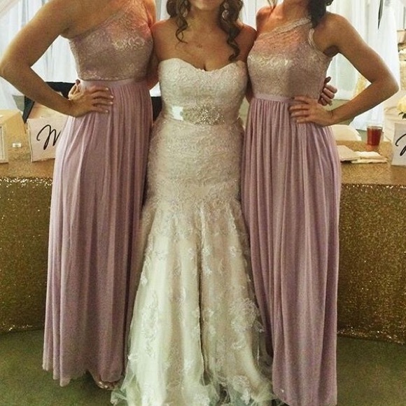 David's bridal bridesmaid dress