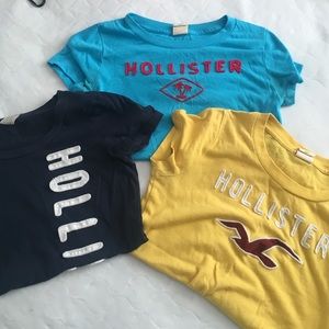Bundle of Hollister Tshirts Size Small