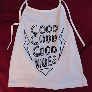 Brandy Melville Good Vibes Halter