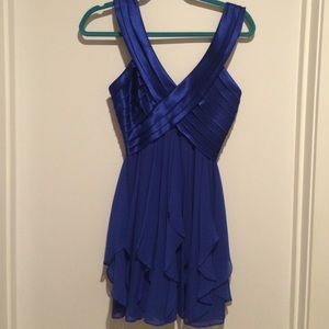 Blue BCBG MAX AZRIA cocktail dress