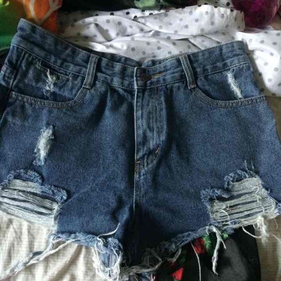 High waisted shorts