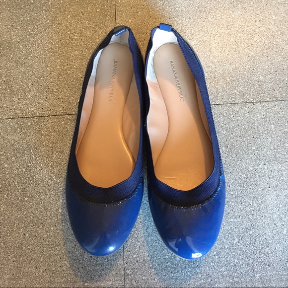 Banana republic patent leather ballet flats