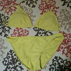 Yellow bikini