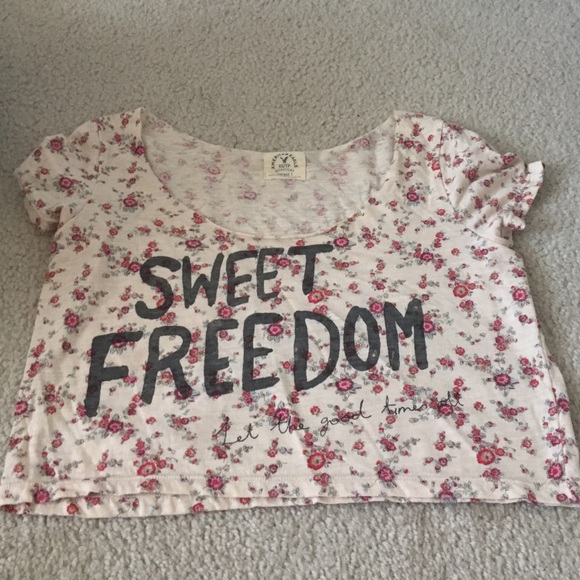 Floral crop top
