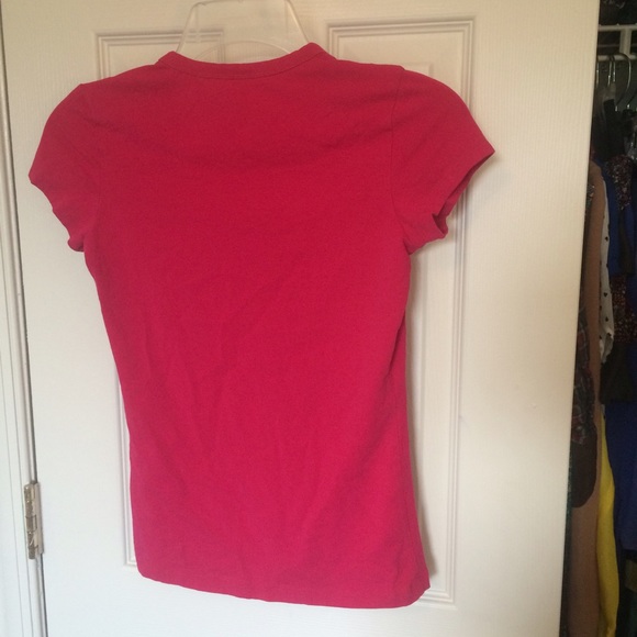 Banana Republic Pink V-Neck T-shirt - Picture 3 of 3