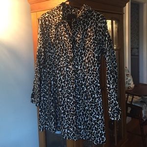Forever 21 cheetah peacoat