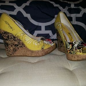 Ed hardy wedges