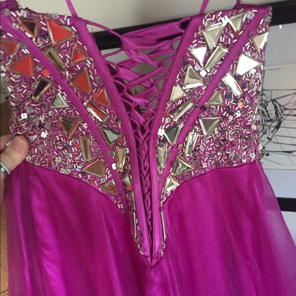 Fuchsia prom dress !! - Picture 1 of 3