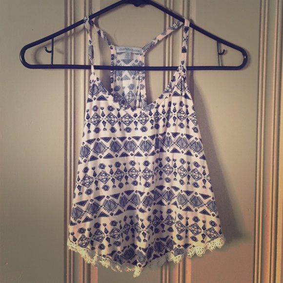 Tribal crop top