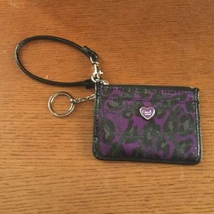 Purple Coach Wallet