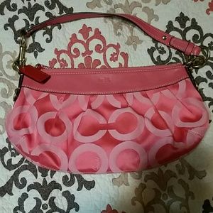 Small Pink Coach Bag.