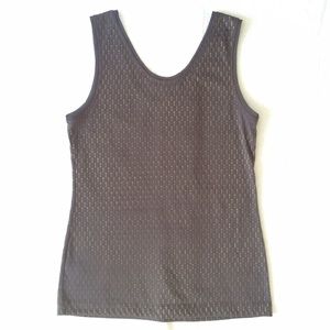 Banana Republic Tops - BR Brown Tank Top with Gold Embellishment Banana Republic Tops - BR Brown Tank Top with Gold Embellishment