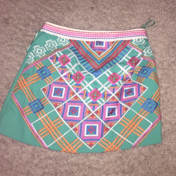 Teal skirt