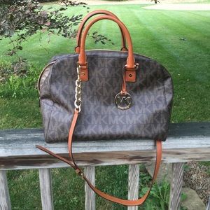 Michael Kors Jet Set large travel satchel