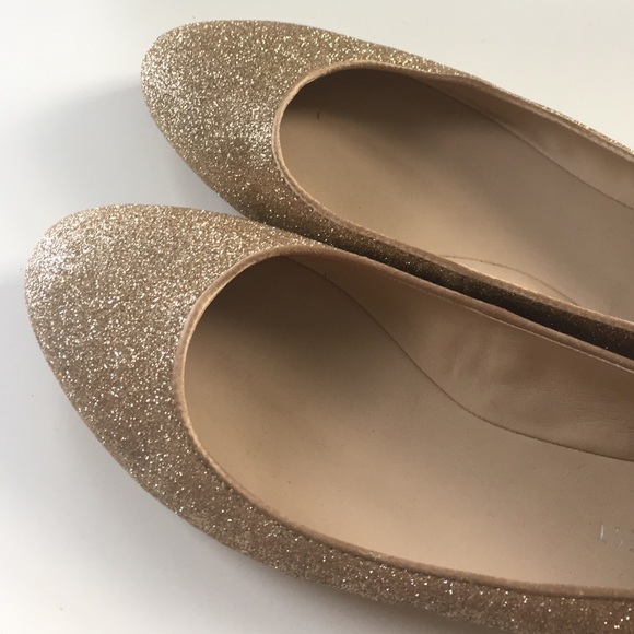 REDUCED!! Nine West Gold Ballet Flats