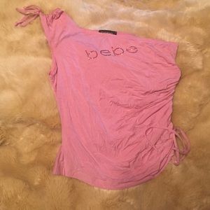 bebe One Shoulder Top