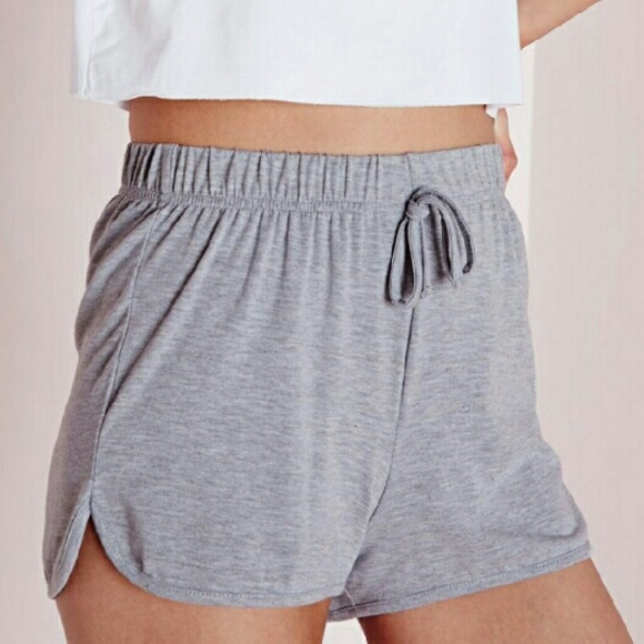 Jersey Runner Shorts - Grey Marl