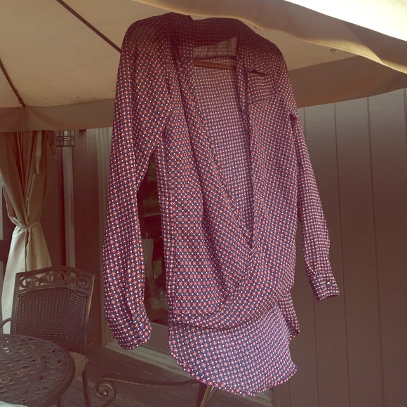 Long sleeve polyester shirt