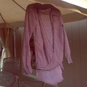 Long sleeve polyester shirt