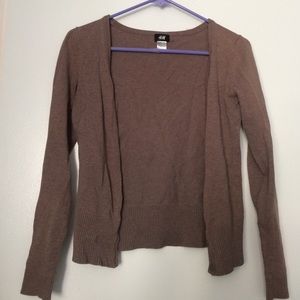 Brown H&M cardigan