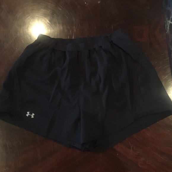 Black Under Armour running shorts