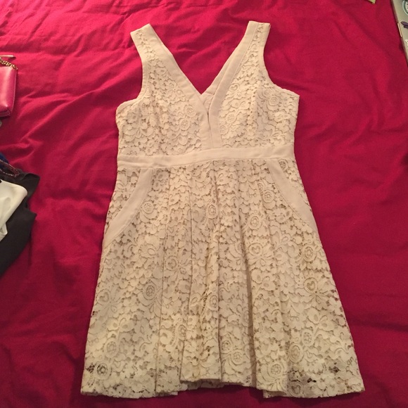free people lovely in love lace dress worn once