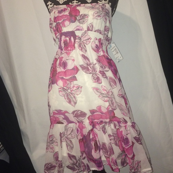 freckles flower midi dress NWT!