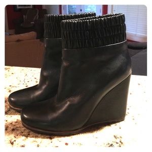 Dolce Vita ankle wedge boots