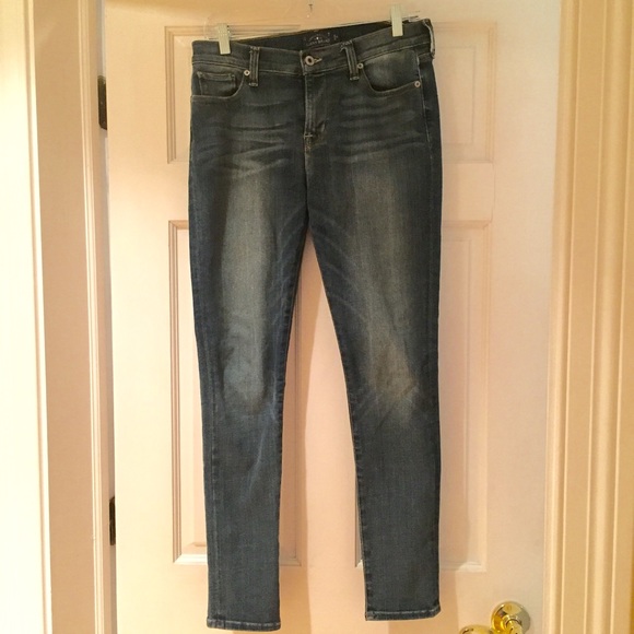 Lucky Brand Brooke Skinny faded jeans