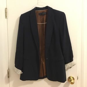 Zara Basic blue blazer