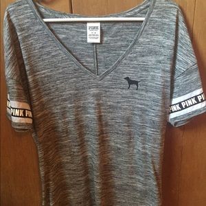Victoria's Secret Pink V-neck Tee