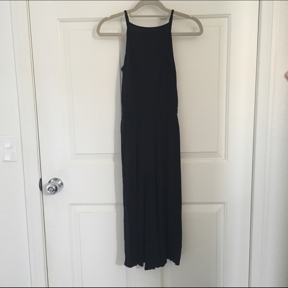 TOPSHOP High Neck Culotte Midi-Jumpsuit (petite) - Picture 1 of 3