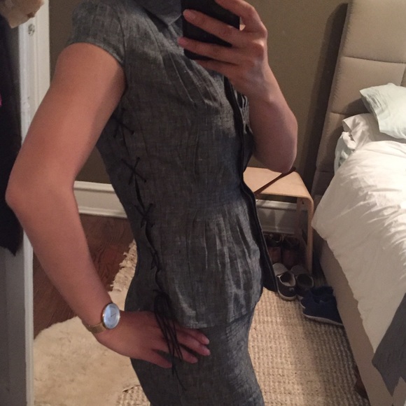 🌸🆕100% linen skirt suit - Picture 2 of 4