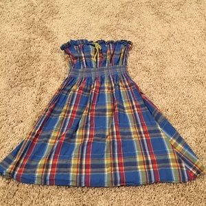 Plaid summer dress
