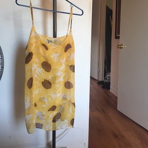 Sunflower mumu tank