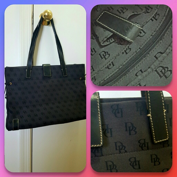 Dooney & Bourke Handbags - Vintage Monogrammed Print D&B Shopper