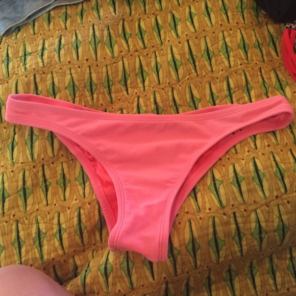 pink cheeky bikini bottoms