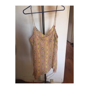 Long flowing mumu tank