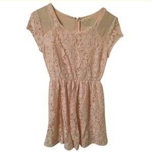 Coincidence and Chance Pink Lace Dress
