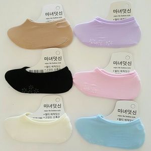 6 Color x 10 Pairs Womens Baby Kids No Show Socks