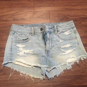 American Eagle distressed shorts