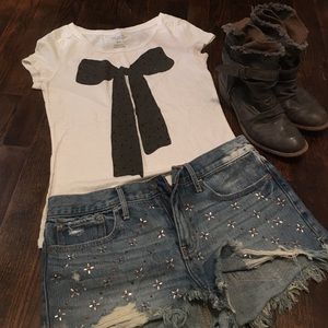 Abercrombie shorts- embellished
